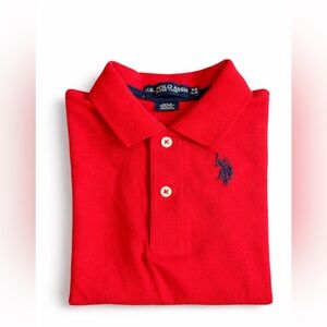 U.S. Polo Assn. Kids Classic Red Polo